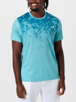 Grand Slam Men's Fall Geo Gradient Top Aqua XXL