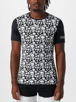 Hydrogen Men's Multi Icons Top Wh/Black S