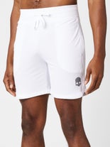 Hydrogen Men's Solid Tech Short White/Silver XXL