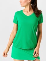 Head Women's Emily Mesh Top Green S
