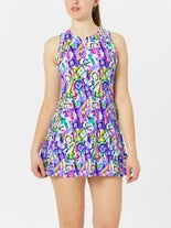 IBKUL Women's Calli Tennis Dress Print XS