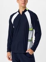 KSwiss Men's Peacoat Forge Quarter Zip Navy XL