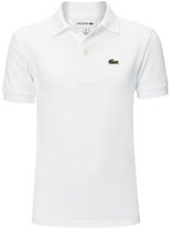 Lacoste Boy Core Classic Polo White 6A