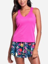 Lucky In Love Wms Love Clubhouse Tank Mulberry XS
