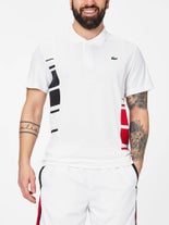 Lacoste Men's Spring Side-Stripe Polo White 3 (S)