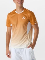 Le Coq Sportif Men's Fall Tournament Top Orange XL