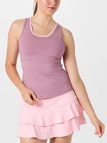 LIJA Women's Full Swing Peek Tank Antique Rose S