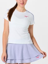 Mizuno Women's Fall Print Top Wh/Blue XL