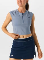New Balance Wms Paris Tournament Top Blue XL