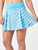 Nike Women's Spring Club Print Skirt Baltic Blue XS