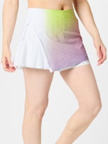 ON Wms Summer Courtside Pleat Skirt White/Indigo XL