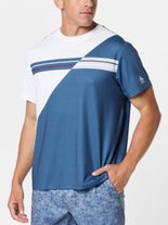 Penguin Men's Fall Colorblock Top Blue XL