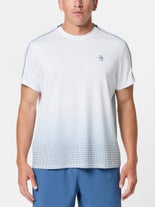 Penguin Men's Fall Ombre Net Top White S
