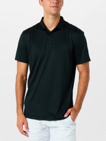 REDVANLY Men Fall Kendall Jaquard Polo Black S