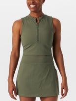Recess Women's Clarkson Crop Tank Olive L
