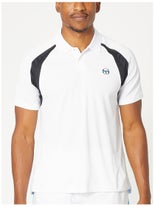 Sergio Tacchini Men's Fall Court Polo White XXL
