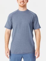 tasc Men's Spring Carrollton Stripe Crew Dusk L