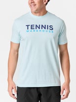 Tennis Warehouse Large Stack T-Shirt Ice Blue S