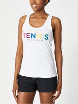 Tennis Warehouse Women's Go To Tank White L