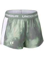 Under Armour Girl's Play Up Print Short Green XS
