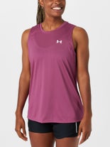 Under Armour Women's Fall Tech Tank Fuchsia Dusk XL