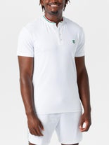 UomoSport Men's Italia Henley White XL