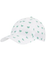 VimHue Women's Sun Goddess Hat - Green Tennis Racquet