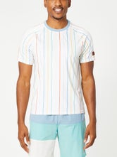 Fila Men's Cross Court Vertical Stripe Crew