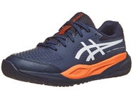 Asics Gel Resolution X GS Midnight/White Junior Shoes