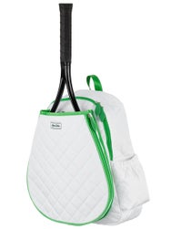 Ame & Lulu Game On Tennis Backpack Quilted White