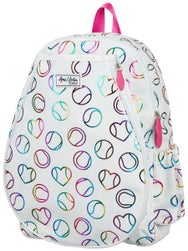 Ame & Lulu Little Love Kids Tennis Backpack Metallic