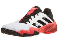 adidas Barricade 13 White/Black/Red Men's Shoes