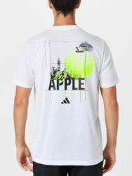 adidas Men's Fall Tennis Apple Graphic T-Shirt