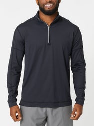 BloqUV Men's Long Sleeve Zip Top - Black