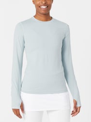 BloqUV Women's 24/7 Long Sleeve Top - Soft Grey