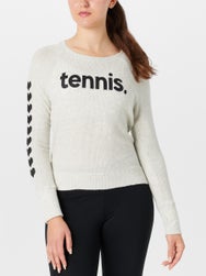 Bird & Vine Women's Tennis. Hacci Rib Long Sleeve