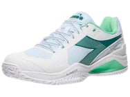 Diadora Blushield Torneo 3 White/Spruce Men's Shoes