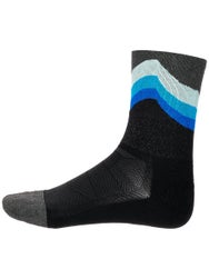 Feetures Elite Light Cushion Mini Crew Black Swell