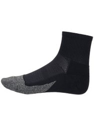 Feetures Elite Light Cushion Quarter Sock Black