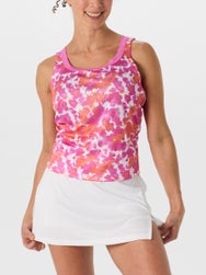 Grand Slam Women's Spring Square Neck Print Tank