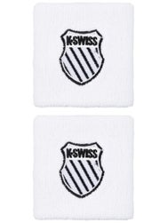 KSwiss Court Singlewide Wristbands - White