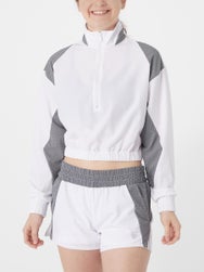KSwiss Women's Summer Crop 1/4 Zip LS
