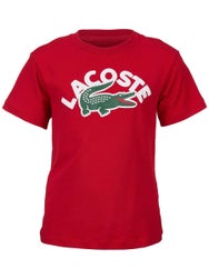 Lacoste Boy's Fall Wordmark Croc T-Shirt