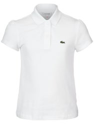Lacoste Girl's Spring Petite Polo White 14A