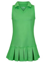 Li Mi Girl's Beverly Hills Swing Polo Pleat Dress