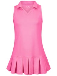 Li Mi Girl's Beverly Hills Swing Polo Pleat Dress