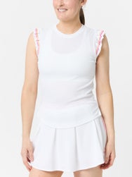 Lucky in Love Women's Classic Stripes Rib Tank