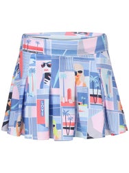 Lucky In Love Girl's Linen Nouveau Skirt