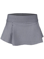 Lucky In Love Girl's Core Seersucker Skirt - Navy