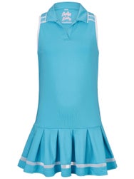 Lucky in Love Girl's It's a Win Dress -Ocean